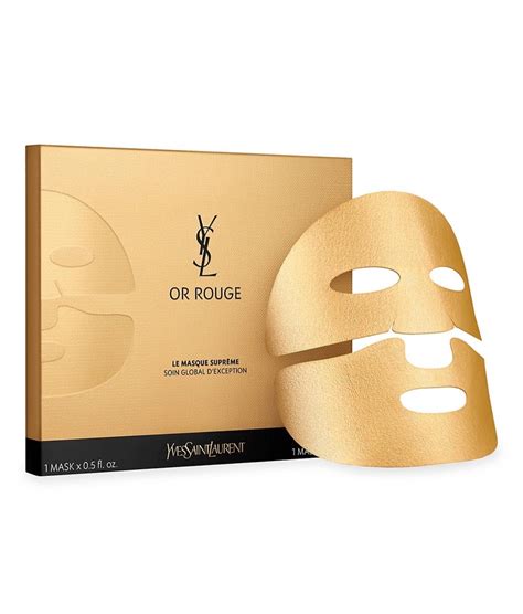 masque covid ysl|Or Rouge Mask.